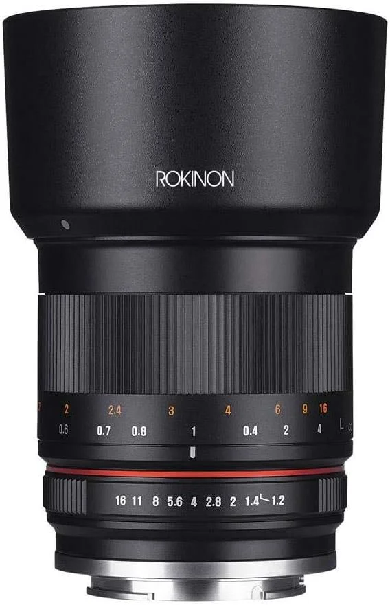 لنز سریع 50 میلی‌متری Rokinon Rk50M-M F1.2 As Umc برای کانن (مشکی)، سایز واحد