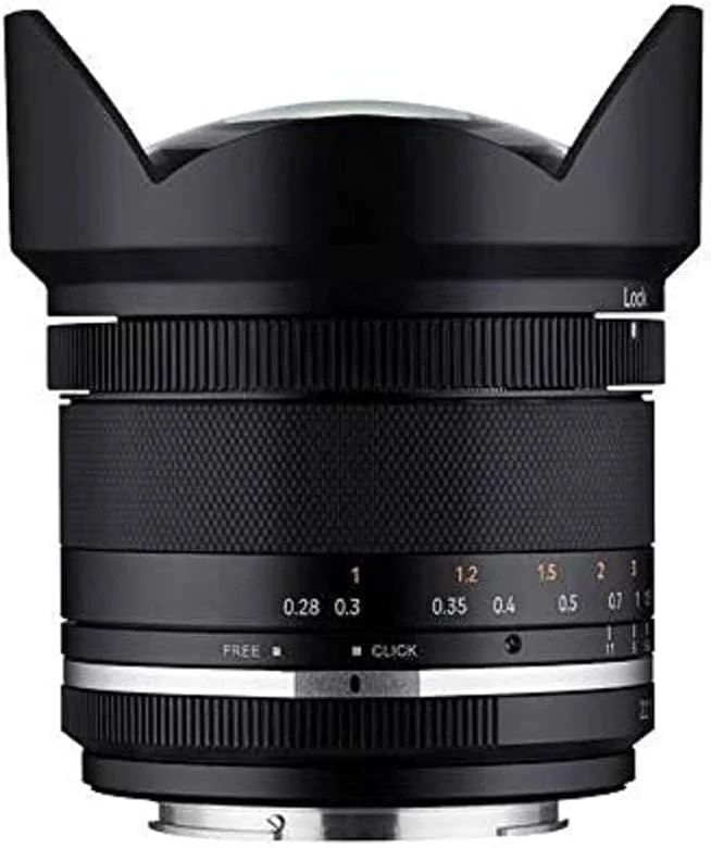 لنز زاویه باز دستی 14mm F2.8 MK2 Samyang برای Canon M - لنز با فاصله کانونی ثابت برای مانت Canon M نسل 2، سازگار با EOS M 5, EOS M 50, EOS M 6, EOS M 100, EOS M6 Mark II, EOS M 200