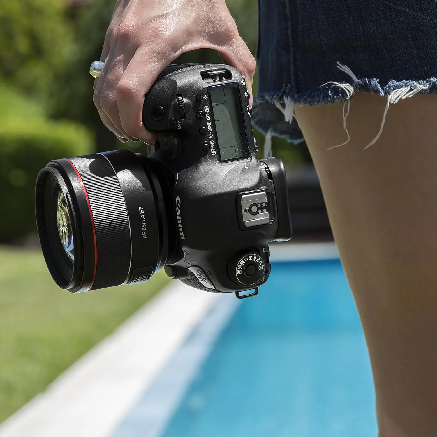 لنز 85 میلی‌متری F1.4 فوکوس خودکار Samyang 8009 برای دوربین‌های Canon EF - مشکی