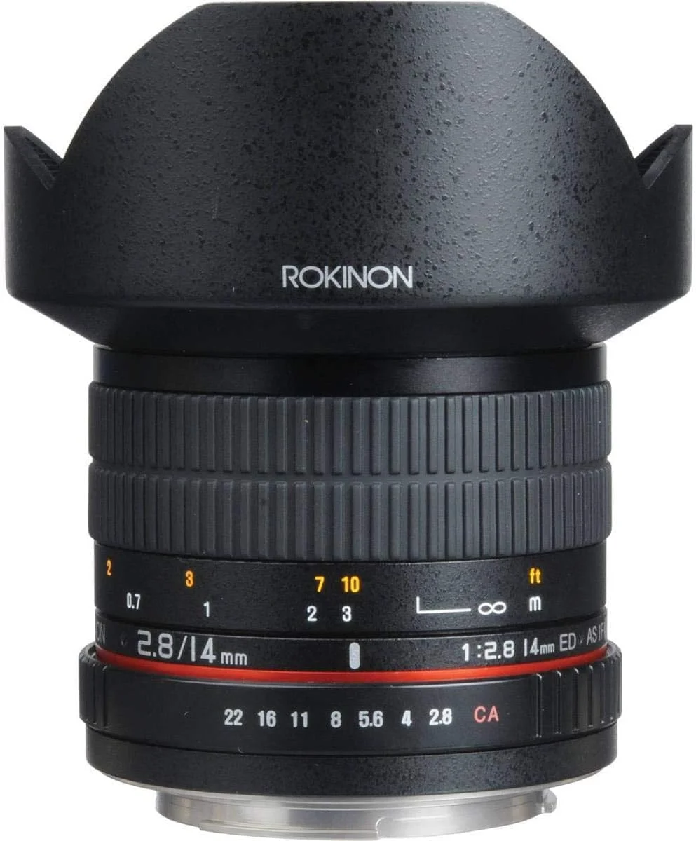 لنز فوق عریض 14mm F2.8 IF ED Rokinon با فوکوس دستی برای مانت فوجی X
