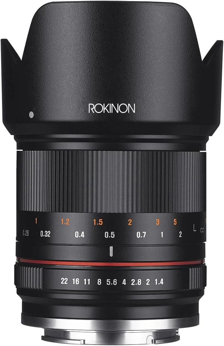 لنز 21mm f/1.4 با فوکوس دستی Rokinon برای دوربین های بدون آینه Canon EOS M - مشکی