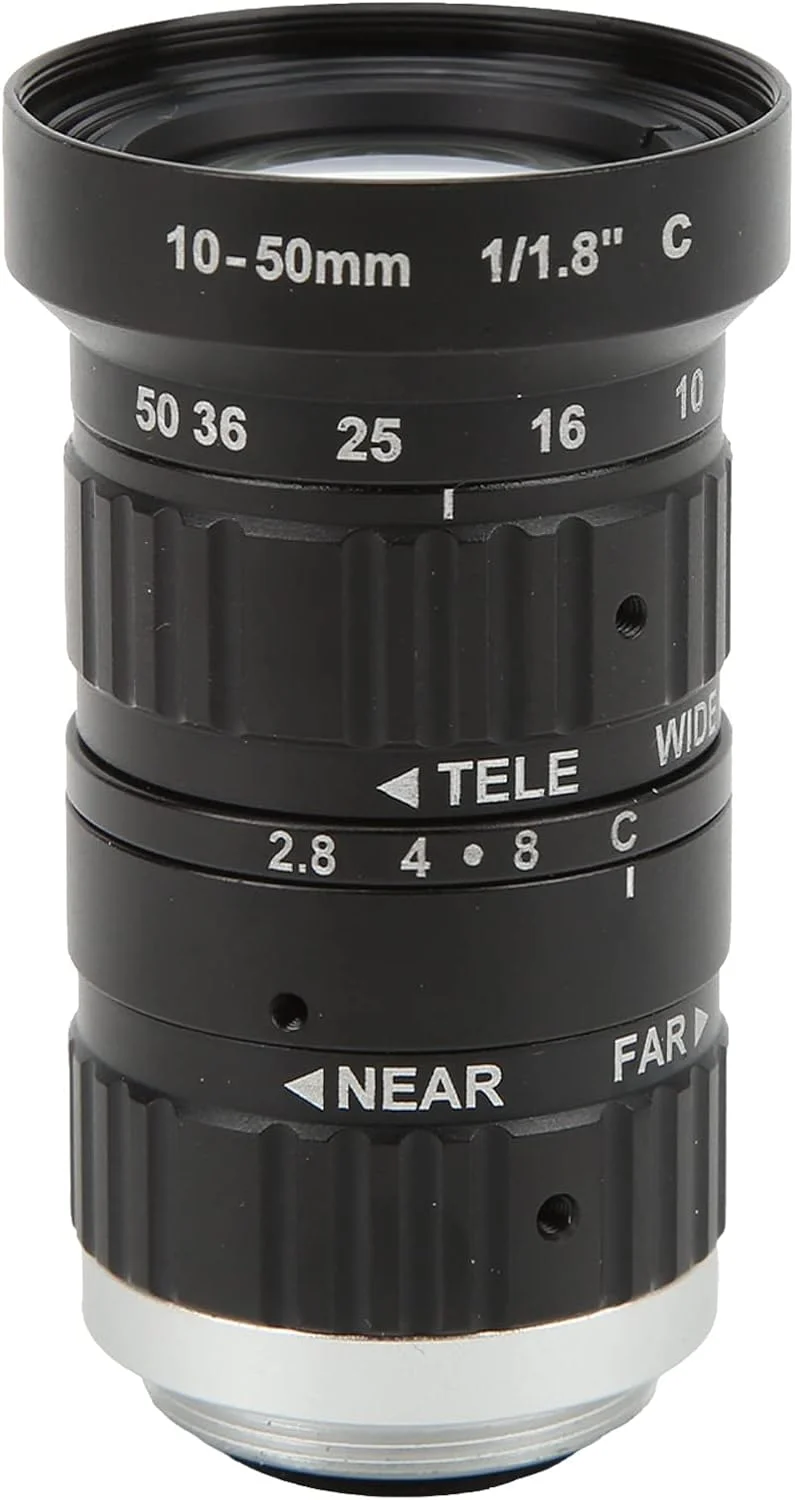 لنز سی مانت REHOOF با فاصله کانونی 10 تا 50 میلی‌متر و دیافراگم F2.8، لنز صنعتی با فوکوس دستی برای ابزارهای دیجیتال و لوازم جانبی فیلمبرداری