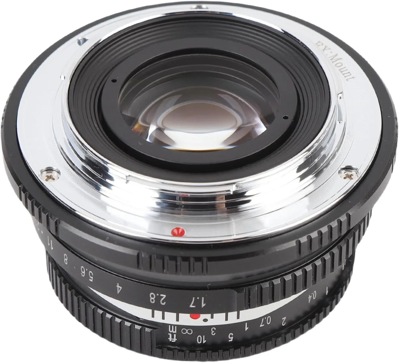 لنز پرایم 25mm F1.7، لنز فوکوس دستی دوربین 25mm F1.7 با مانت FX برای فوجی X-E1 X-E2 X-A5 X-A7 X-S10 X-S1 X-M5 (مشکی)