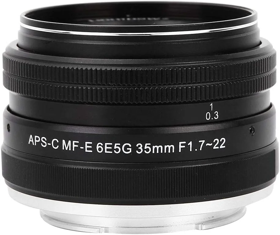 لنز پرایم 35 میلی‌متری F1.7، لنز ثابت با فوکوس دستی برای دوربین‌های بدون آینه Sony E Mount