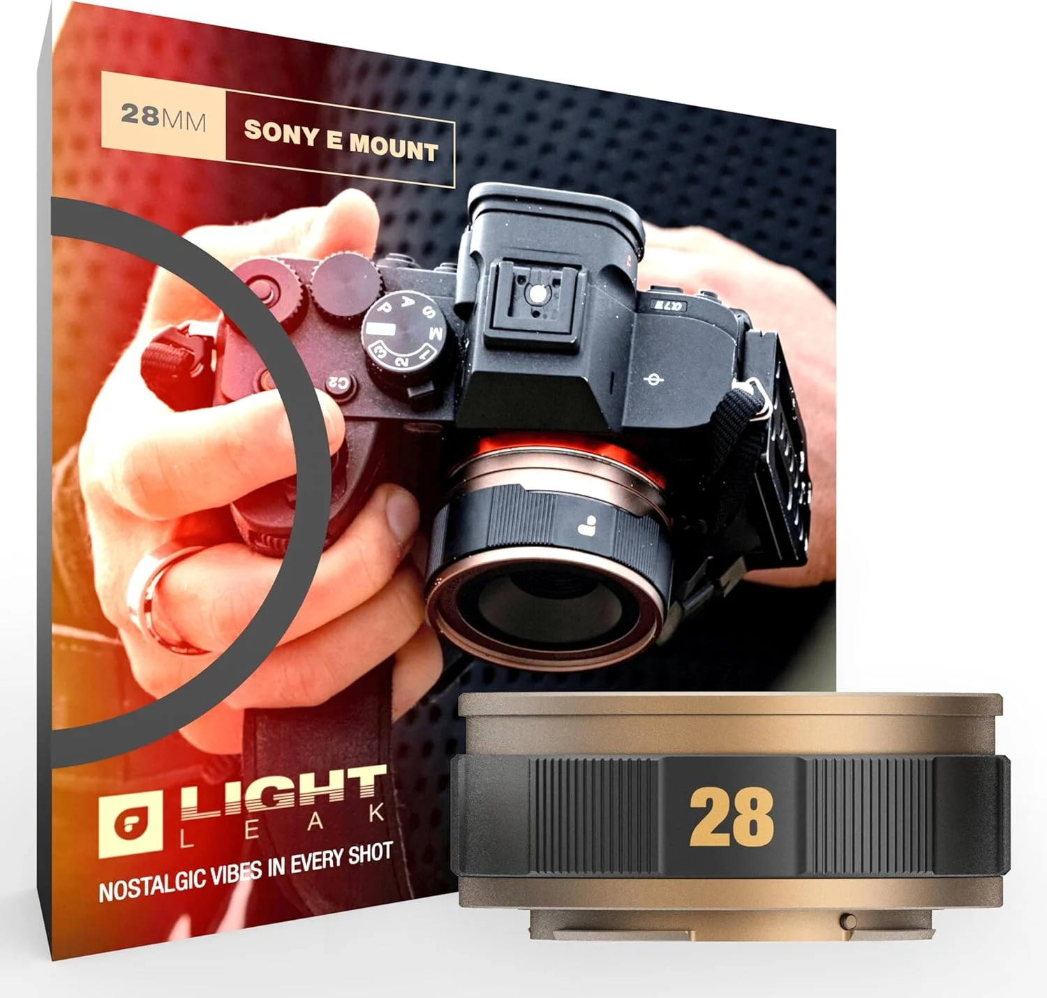 لنز پولارپرو LightLeak - THE ONE - 28mm - f11 - لنز دوربین - نشت نور قابل تنظیم - جلوه ای ماندگار - مانت Sony E