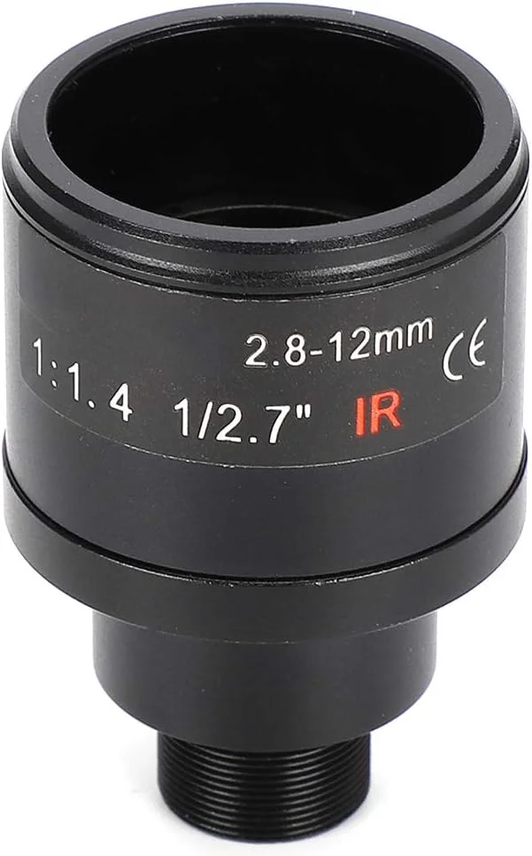 لنز دستی 2.8-12 میلی‌متری با وضوح 3 مگاپیکسل و مانت M12 برای دوربین‌های Four Thirds به همراه هود جداشدنی