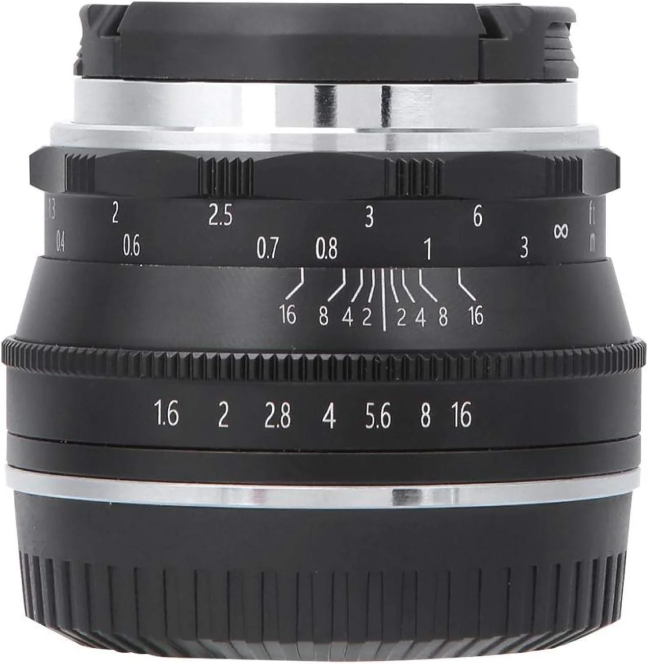 لنز ۳۵ میلی‌متری با مانت FX و فوکوس دستی مناسب برای دوربین فوجی‌فیلم XT3 XT100 XT (مشکی)