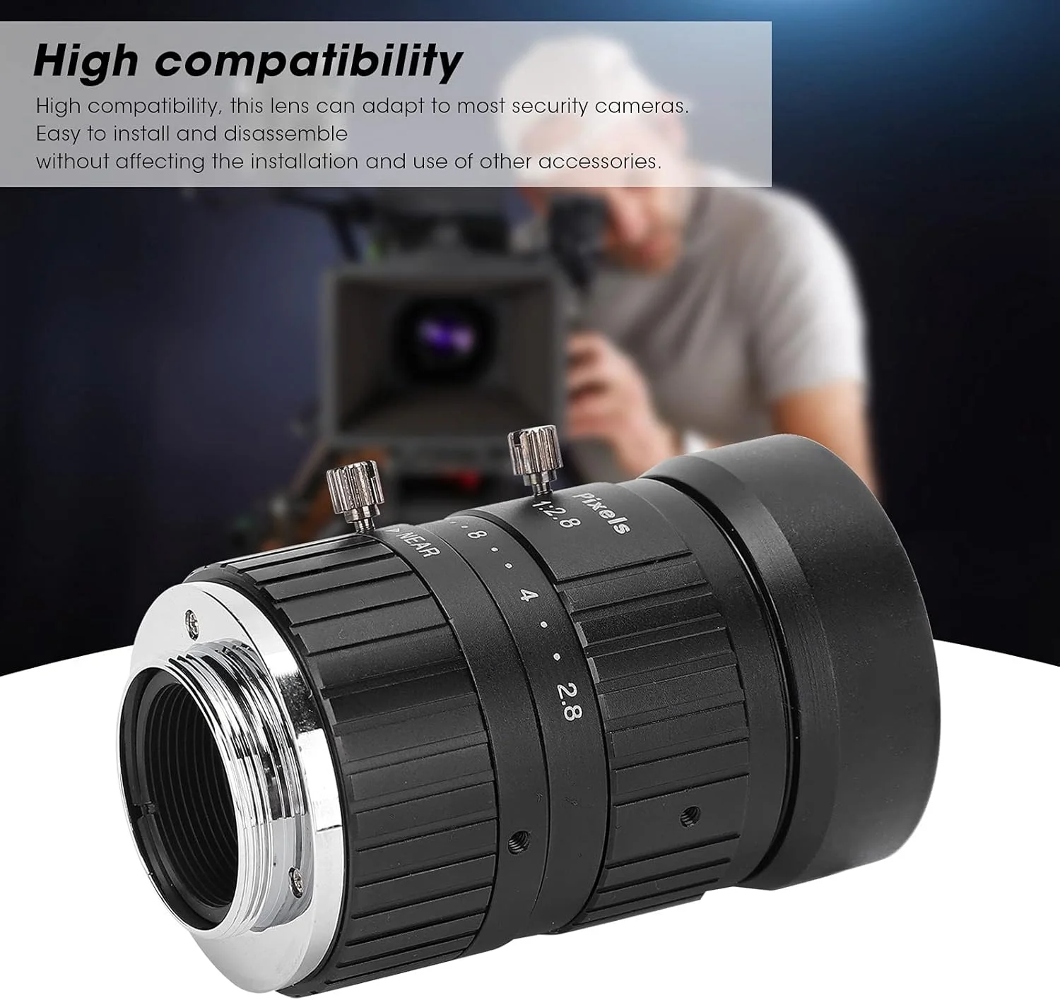 لنز دستی Needlid، لوازم جانبی دوربین با مانت C، آلیاژ آلومینیوم مناسب برای اکثر دوربین های صنعتی