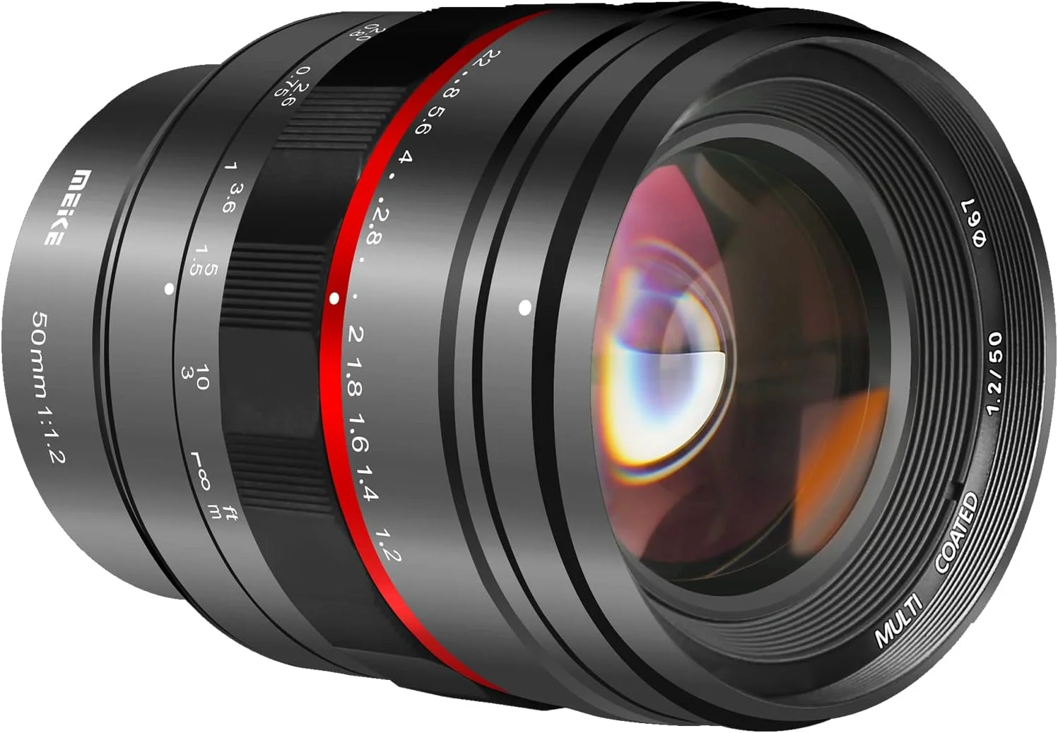 لنز 50mm F1.2 با دهانه باز بزرگ و فوکوس دستی MEKE، سازگار با دوربین‌های Sony E-Mount مدل‌های A7SIII A9II A7RIV A7IV A7III A9 A7II A7RII A7C A7CII