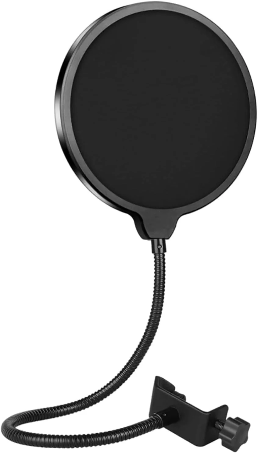 فیلتر پاپ میکروفون GIONAR، گردنی انعطاف پذیر 360 درجه، سازگار با میکروفون های استودیویی