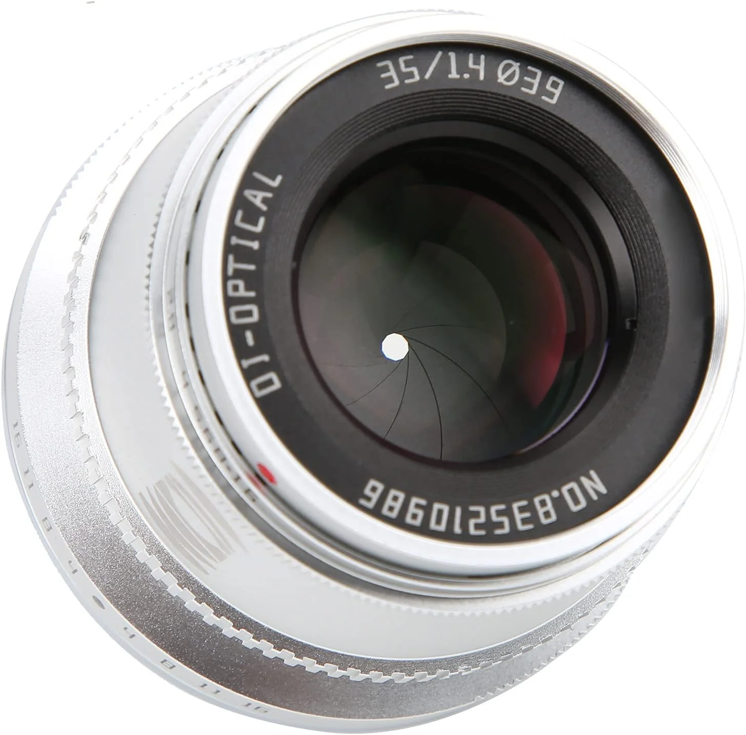 لنز فوکوس دستی، لنز مانت EOS.M ضد اکسیداسیون با دیافراگم بزرگ نقره ای برای M6 برای M3 برای M5