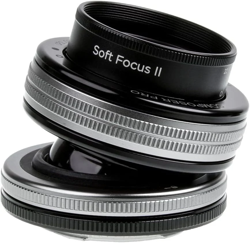لنزبِیبی - Composer Pro II با اپتیک Soft Focus II - برای نیکون F - سازگار با تمام بدنه لنزهای Optic Swap لنزبِیبی فعلی و قدیمی - دیافراگم قابل تنظیم دستی