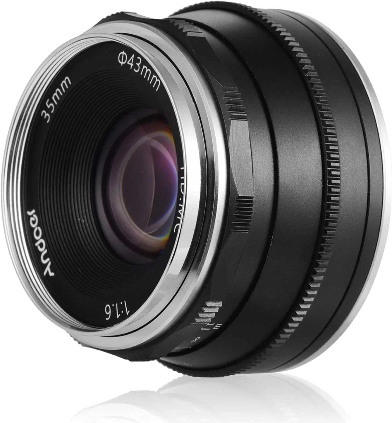 لنز 35 میلی‌متری Labymos با دیافراگم بزرگ F1.6 و فوکوس دستی سازگار با دوربین‌های بدون آینه فوجی فیلم سری X