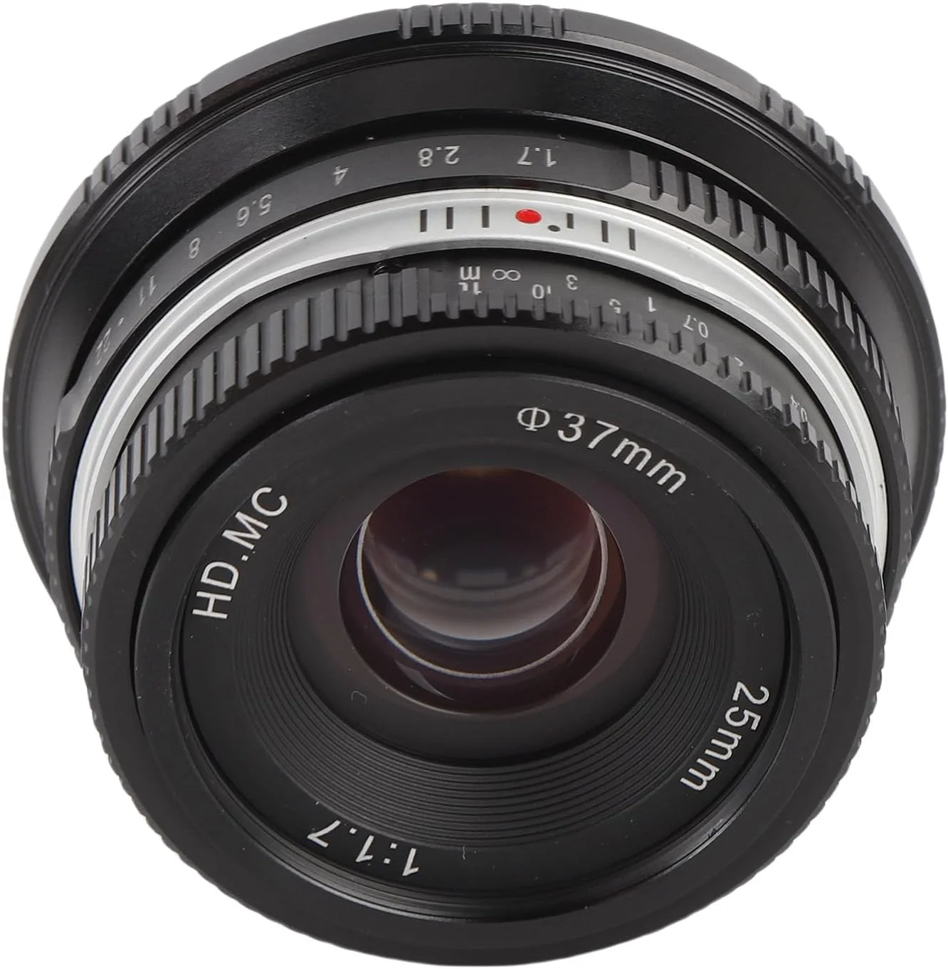 لنز دستی فوکوس ثابت Jiawu FX Mout 25mm F1.7 - جلوه ای از رویکرد رویایی - زیبایی شناسی صاف و یکپارچهسازی با سیستمعامل برای دوستداران عکاسی خلاق (مشکی)
