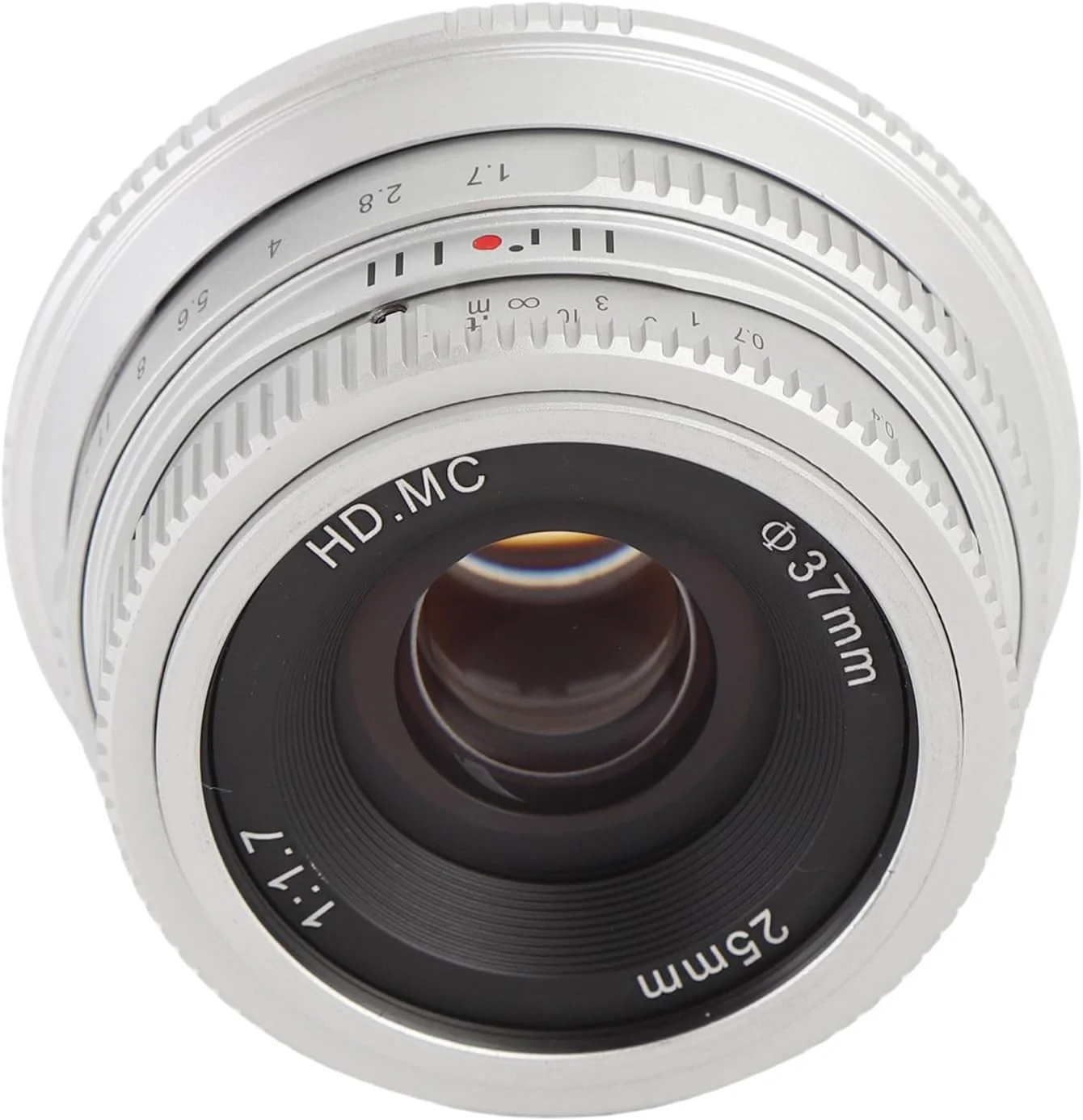 لنز دستی فوکوس ثابت Jiawu FX Mout 25mm F1.7 - جلوه ای رویایی - زیبایی شناسی صاف و یکپارچهسازی با سیستمعامل برای دوستداران عکاسی خلاق (نقره ای)