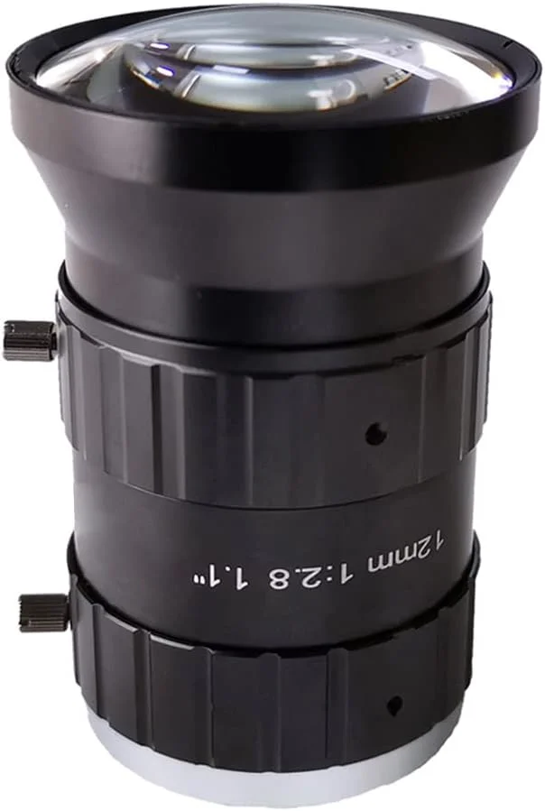 لنز صنعتی 20 مگاپیکسلی 1.1 اینچی 12 میلیمتری f/2.8 با دریچه دیافراگم و فوکوس دستی برای دوربینهای دید ماشین C-Mount با وضوح بالا لنز صنعتی 20 مگاپیکسلی 1.1 اینچی 12 میلیمتری f/2.8 با دریچه دیافراگم و فوکوس دستی برای دوربینهای دید ماشین C-Mount با وضوح بالا