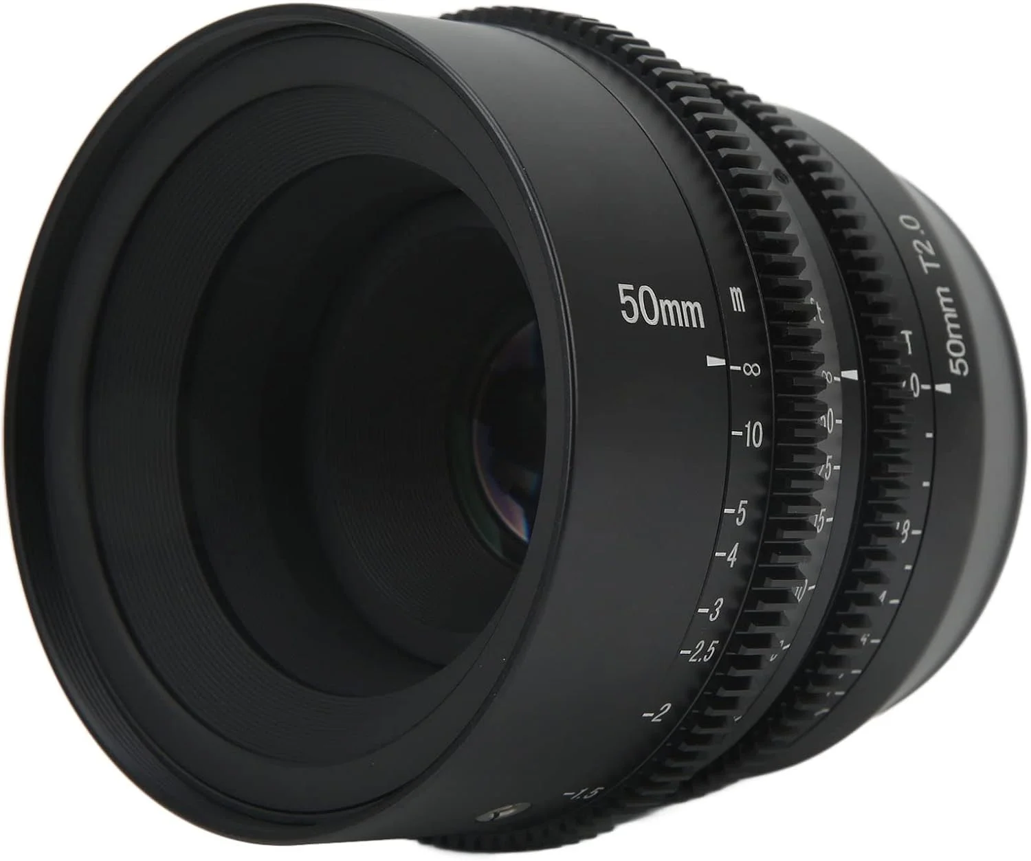 لنز سینمایی 50mm T2.0 GOWENIC با دیافراگم بزرگ، فول فریم، فوکوس دستی، مناسب برای دوربین های R RED, R3, R5, R6, RP با دهانه اتصال