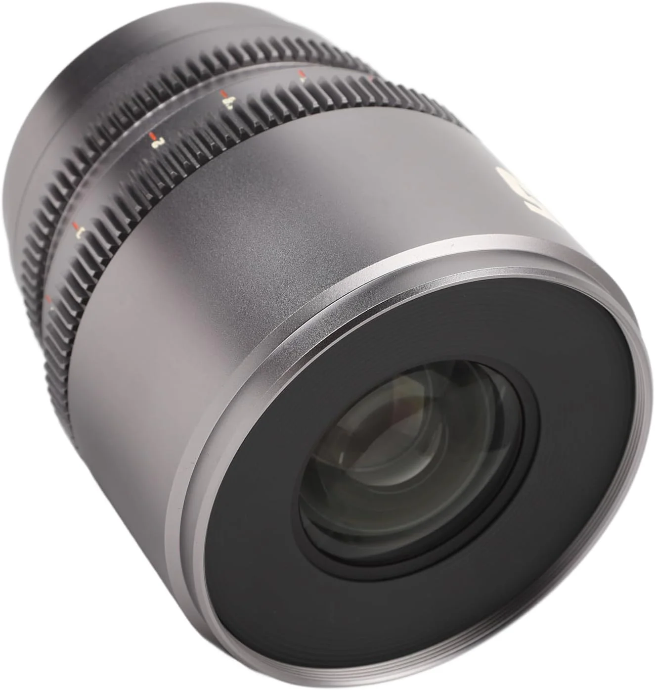 لنز سینمایی عمومی 25mm T2.1 با فوکوس فوق العاده طولانی 260 درجه و دیافراگم باز برای عکاسی پرتره (رنگ خاکستری تیتانیومی)