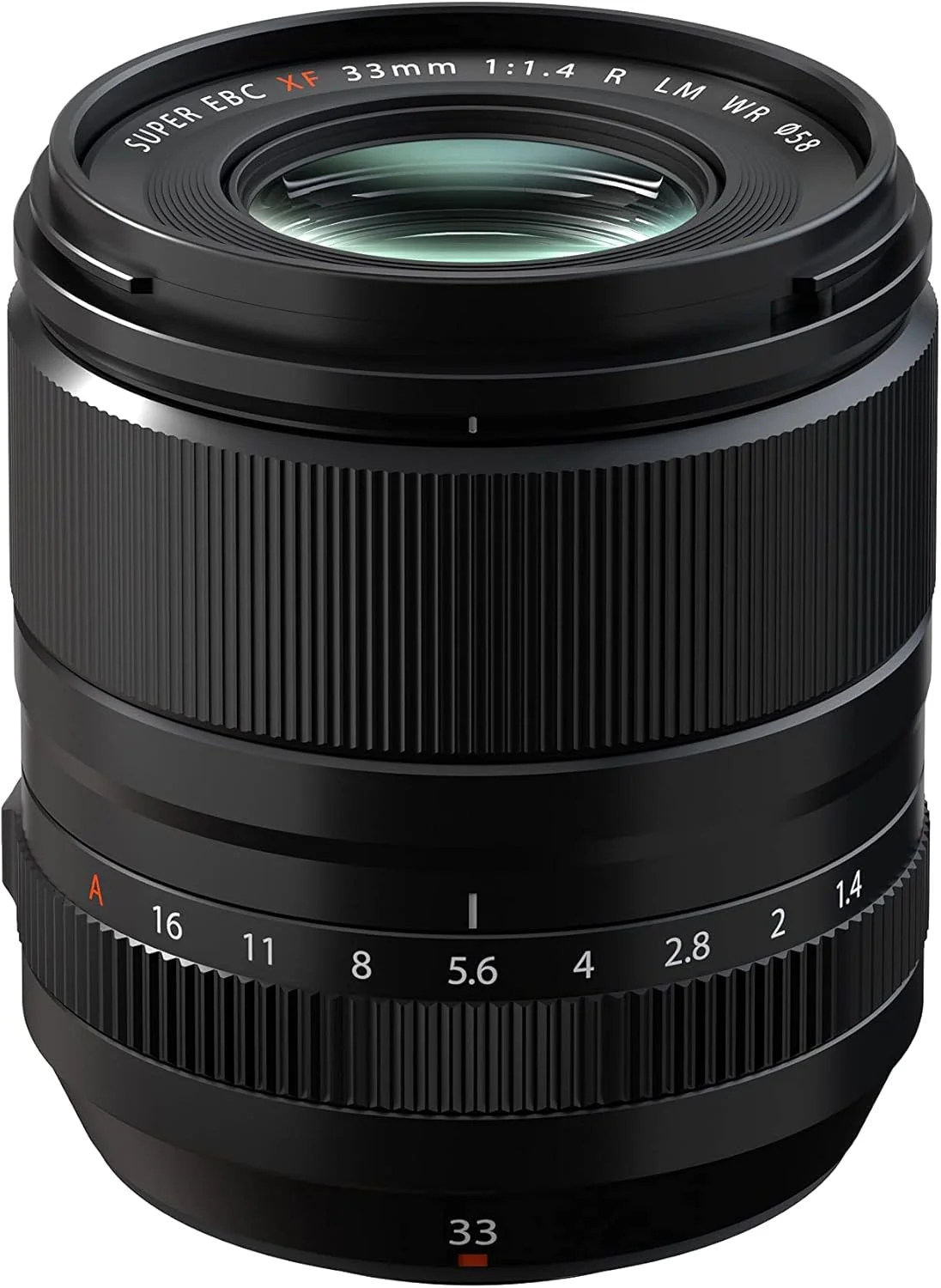 لنز فوجی فیلم XF33mm F1.4 R LM WR، مشکی