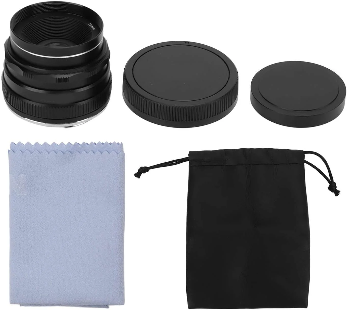 لنز دوربین 25mm F1.8 لنز جایگزین دوربین لنز با دیافراگم بزرگ با فوکوس دستی APS-C برای مانت EOS M برای دوربین M2 M3 M5