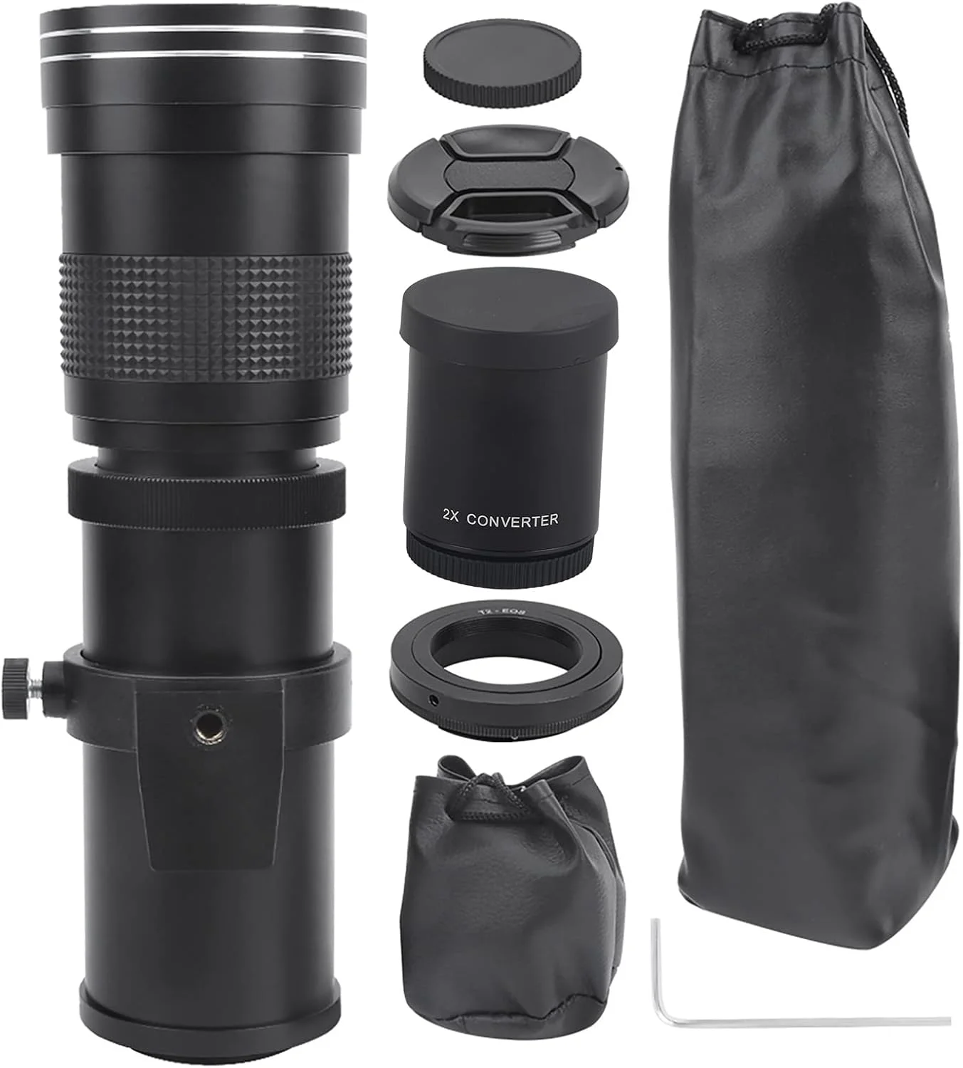 لنز تله فوتو دوربین 420-800 میلی‌متر F8.3-16 با زوم و فوکوس دستی، دهانه EFS (مشکی)