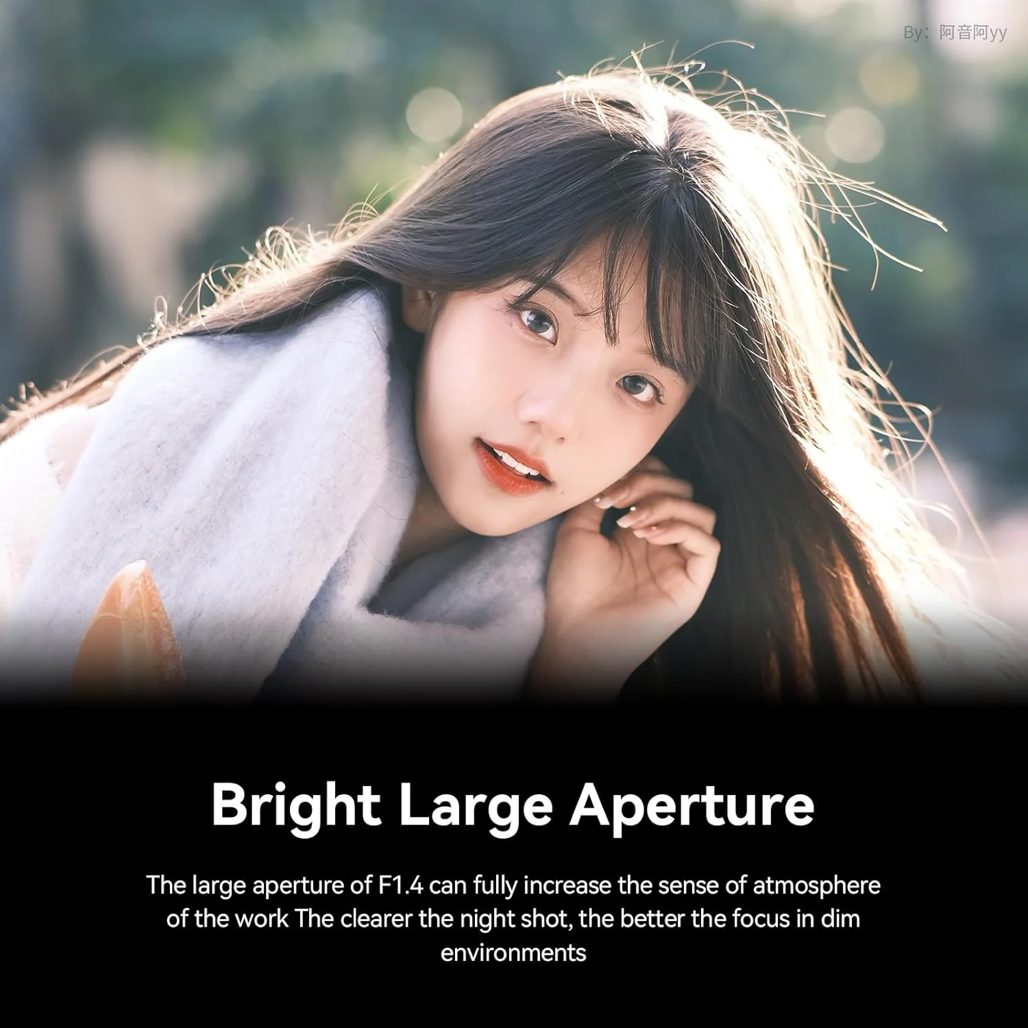 لنز دوربین بدون آینه Brightin Star 50mm F1.4 با دیافراگم بزرگ و فوکوس دستی APS-C، مناسب برای Sony Alpha ZV-E10, A7IV, A6400, A7II, A7SIII, A7III, A7C, A6600, A6100, A7RIV, A6000, A7RIII (مشکی)