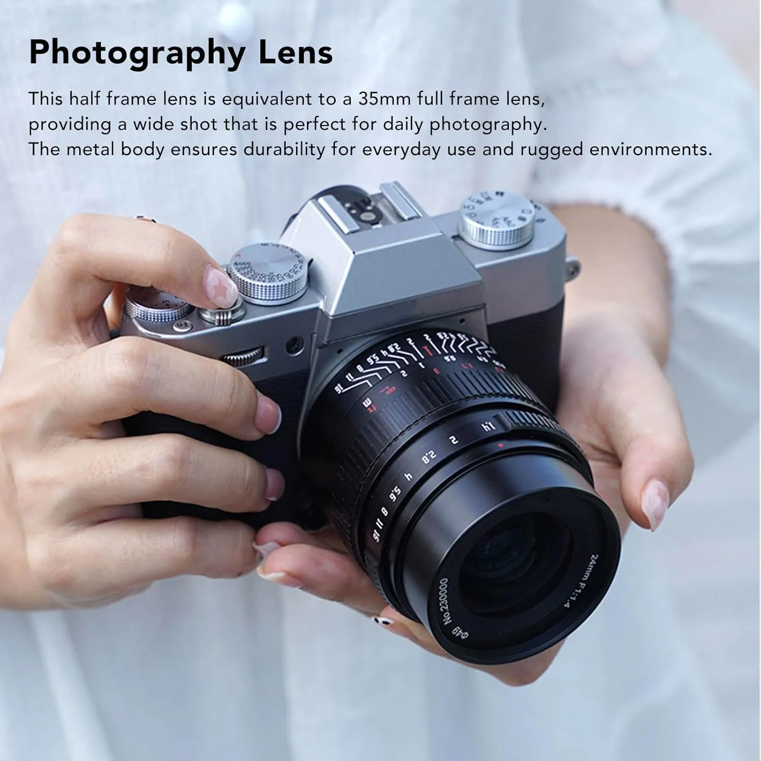 لنز دوربین Bewinner، لنز حرفه ای 24mm F1.4 APS C با فوکوس دستی، لنز دوربین نیم فریم برای مانت M4/3 برای GH3 GH4 GF1 برای لنز دوربین E M1 E M5 لنز دوربین Bewinner، لنز حرفه ای 24mm F1.4 APS C با فوکوس دستی، لنز دوربین نیم فریم برای مانت M4/3 برای GH3 GH4 GF1 برای لنز دوربین E M1 E M5