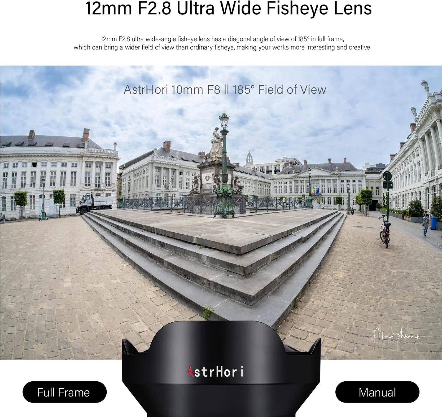 لنز فیش آی 12mm F2.8 فول فریم دستی AstrHori، زاویه فوق عریض 185 درجه برای Sony E, Alpha, A7, A9, NEX-5, A6000 لنز فیش آی 12mm F2.8 فول فریم دستی AstrHori، زاویه فوق عریض 185 درجه برای Sony E, Alpha, A7, A9, NEX-5, A6000