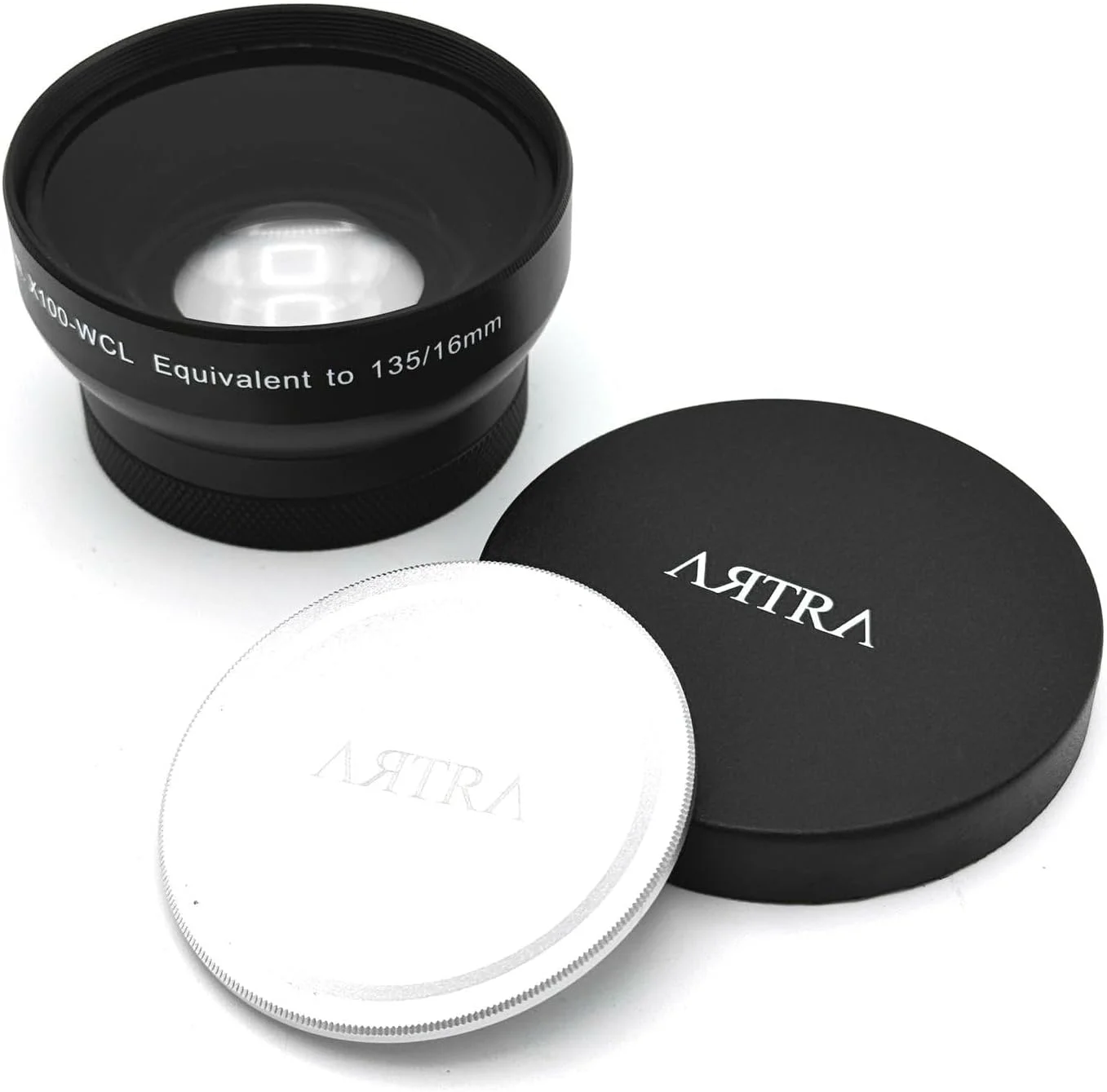 لنز تبدیل گسترده 16 میلی‌متری ARTRA LAB FUNKYFRAME WCL سازگار با Fujifilm X100، مشکی