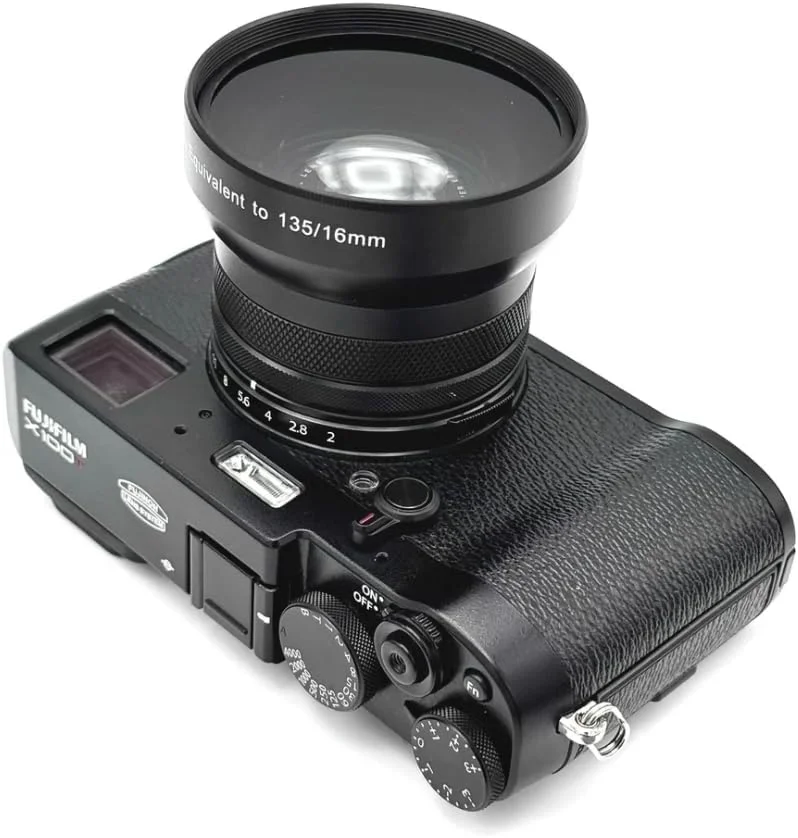 لنز تبدیل گسترده 16 میلی‌متری ARTRA LAB FUNKYFRAME WCL سازگار با Fujifilm X100، مشکی
