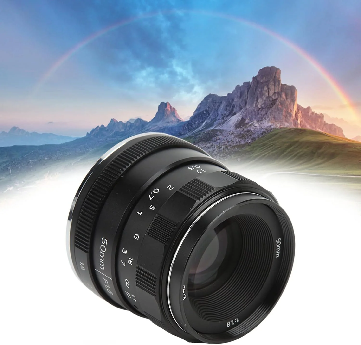 لنز 50 میلی‌متری با دیافراگم بزرگ F1.8، لنز فوکوس دستی APS-C برای دوربین با مانت FX، لنز فوکوس دستی برای پرتره و منظره