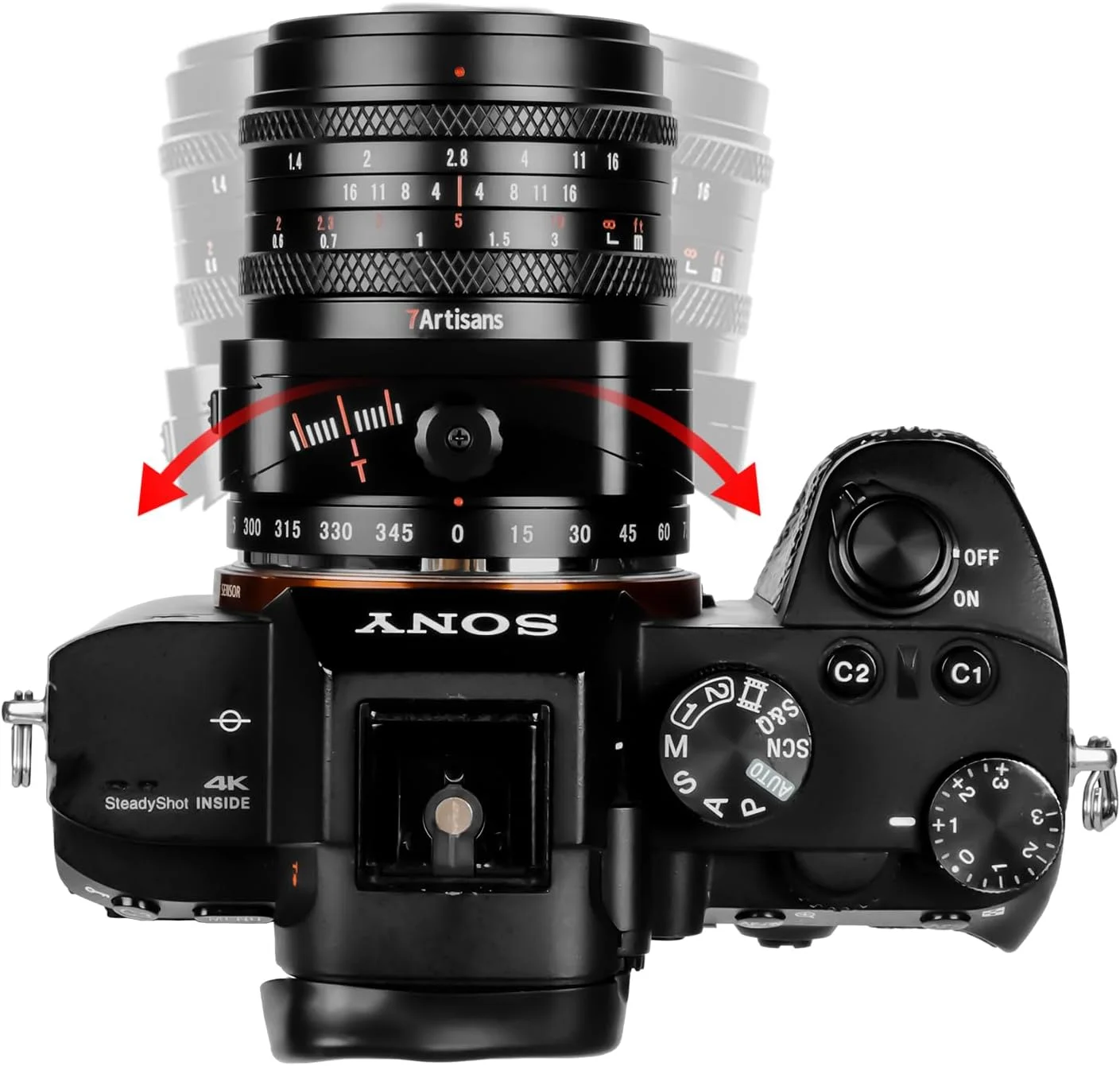 لنز 50mm f1.4 دستی با دیافراگم بزرگ APS-C برای دوربین های سونی E (مشکی)