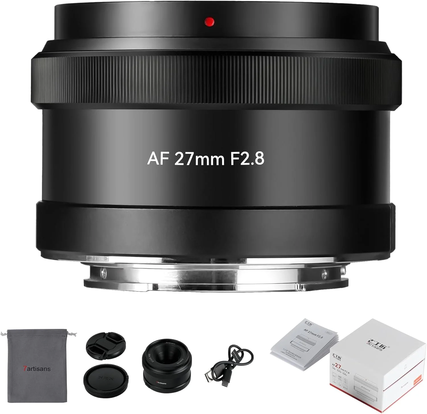 لنز 27mm F2.8 با فوکوس خودکار 7artisans، دهانه بزرگ F2.8، پشتیبانی از دهانه خودکار/دستی و تشخیص چهره/چشم، سازگار با Sony FS5/FS7/FS7M2/FS5M2K/A3000/A5000/A6000 (مشکی) لنز 27mm F2.8 با فوکوس خودکار 7artisans، دهانه بزرگ F2.8، پشتیبانی از دهانه خودکار/دستی و تشخیص چهره/چشم، سازگار با Sony FS5/FS7/FS7M2/FS5M2K/A3000/A5000/A6000 (مشکی)