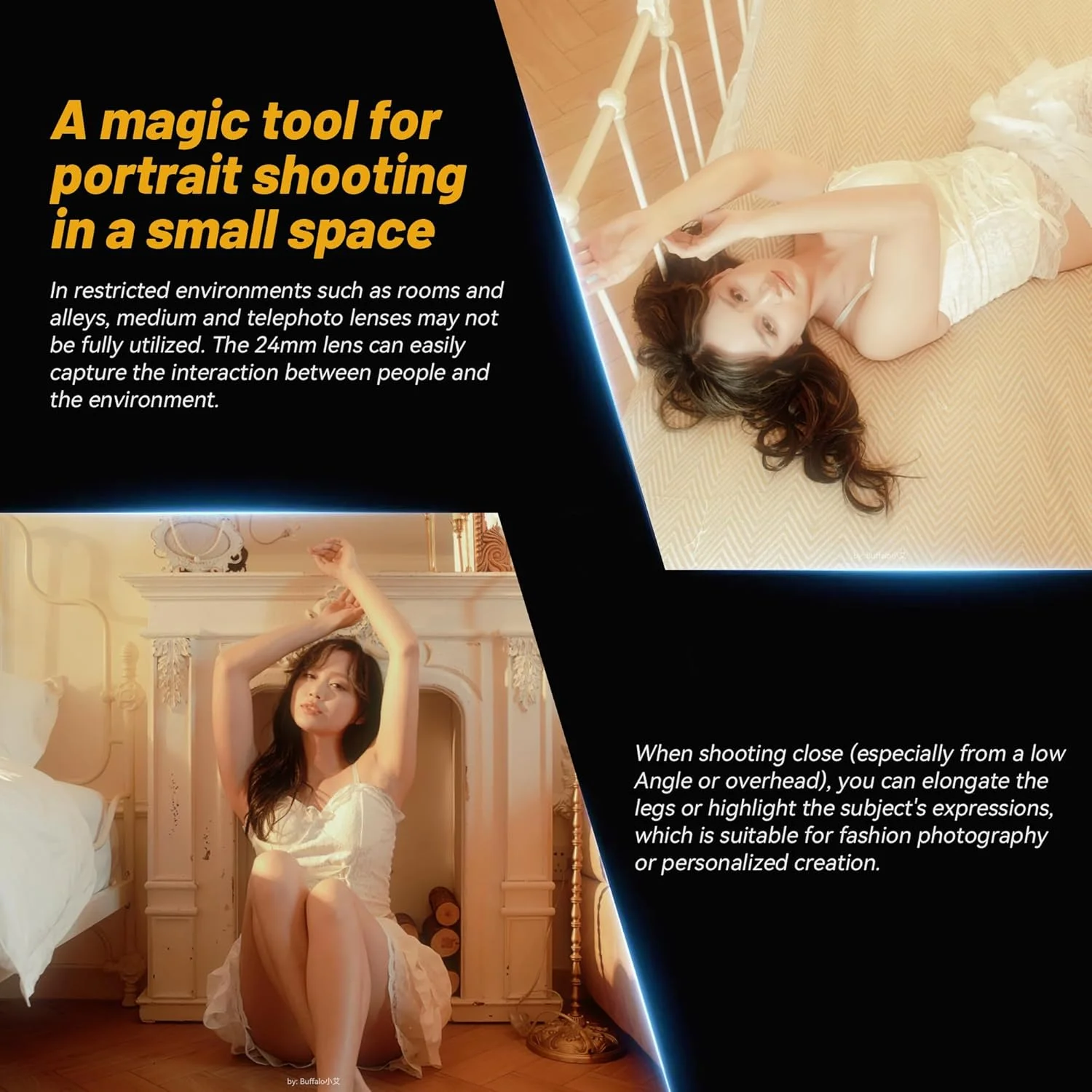 لنز فول فریم 7artisans با فوکوس خودکار 24mm F1.8، دیافراگم بزرگ F1.8، پشتیبانی از حالت خودکار/دستی سازگار با Sony FX A1 A9 A7M A7R A7S A7C ZVE Series FX3,A9II,A7M2,A7S2