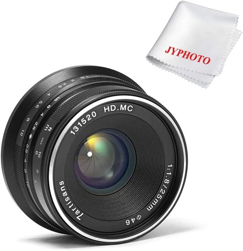 لنز ثابت 25mm F1.8 با فوکوس دستی 7Artisans برای دوربین های سونی E-Mount - APS-C (مشکی) لنز ثابت 25mm F1.8 با فوکوس دستی 7Artisans برای دوربین های سونی E-Mount - APS-C (مشکی)