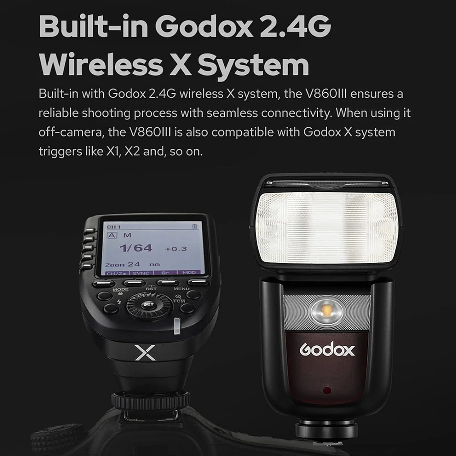 فلاش دوربین بی سیم TTL مدل GODOX V860III-C با فرستنده/گیرنده، فلاش دستی/خودکار GN60 1/8000s HSS سیستم بی سیم X 2.4G دارای چراغ Pilot داخلی برای Canon فلاش دوربین بی سیم TTL مدل GODOX V860III-C با فرستنده/گیرنده، فلاش دستی/خودکار GN60 1/8000s HSS سیستم بی سیم X 2.4G دارای چراغ Pilot داخلی برای Canon