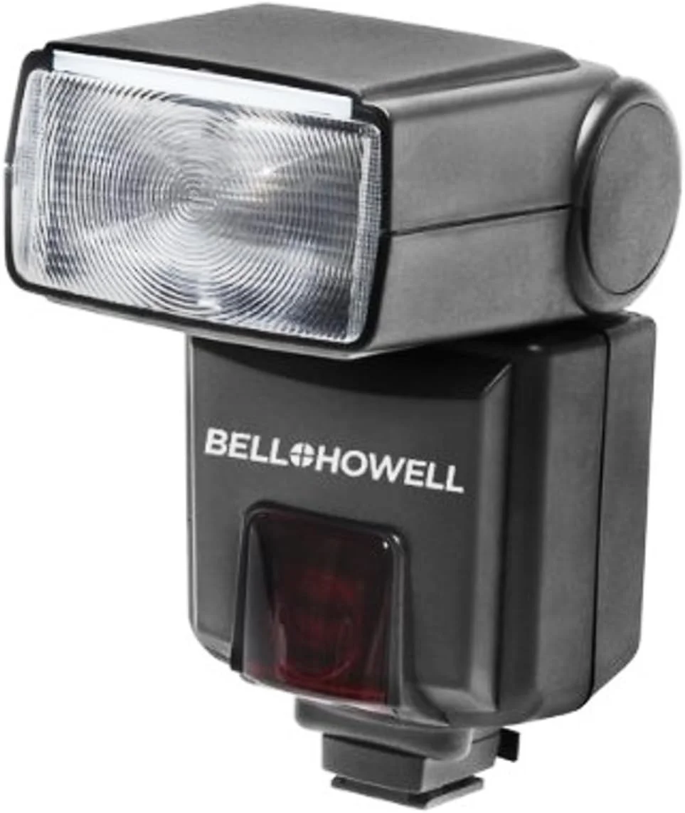 فلاش دوربین Bell & Howell Z680AF-SA با LCD برای سونی آلفا (مشکی)