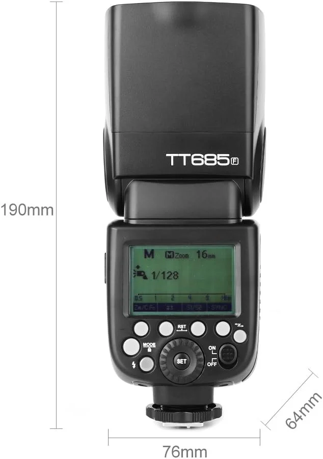 AECAM - فلاش اسپیدلایت GODOXs TT685F 2.4G HSS TTL GN60 + کیت فرستنده تریگر X1T-F برای دوربین های Fujis Fujifilms X-Pro2/X-T20/X-T1/X-T2 AECAM - فلاش اسپیدلایت GODOXs TT685F 2.4G HSS TTL GN60 + کیت فرستنده تریگر X1T-F برای دوربین های Fujis Fujifilms X-Pro2/X-T20/X-T1/X-T2