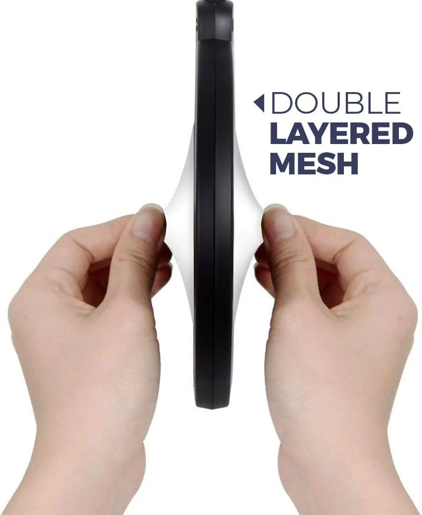 پاپ شیلد استودیویی میکروفون 6 اینچی با گیره - مشکی/سفید