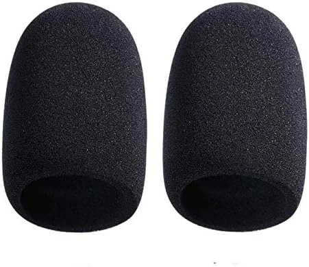 2 عدد فیلتر پاپ میکروفون NT1-A NTK، روکش ضد باد فوم میکروفون سازگار با Rode NT1-A, NT2-A, NTK, K2 Rode Podcaster