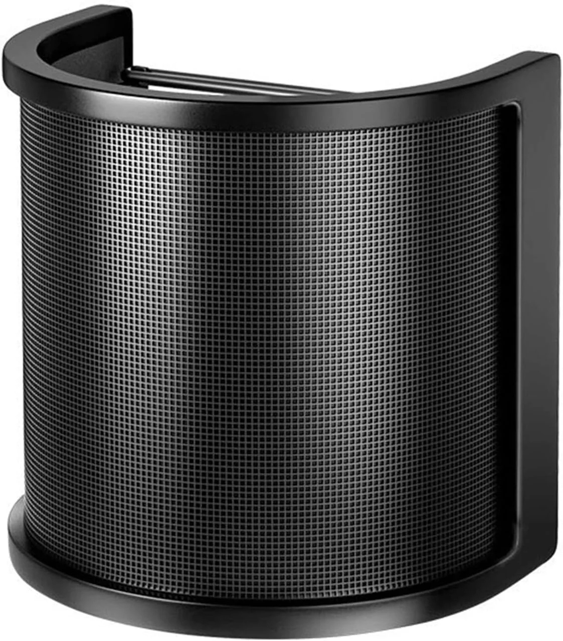 فیلتر پاپ میکروفون با طراحی U شکل جمع و جور برای ضبط صدا و سخنرانی، ساخته شده از پلاستیک و فلز