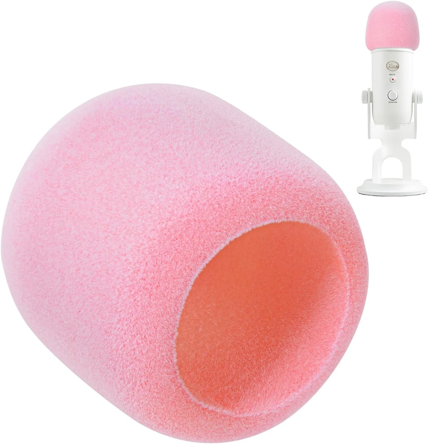 فیلتر پاپ/بادگیر برای میکروفون های Blue Yeti و Yeti Pro، روکش میکروفون برای فیلتر کردن صداهای ناگهانی و نویز خش خش