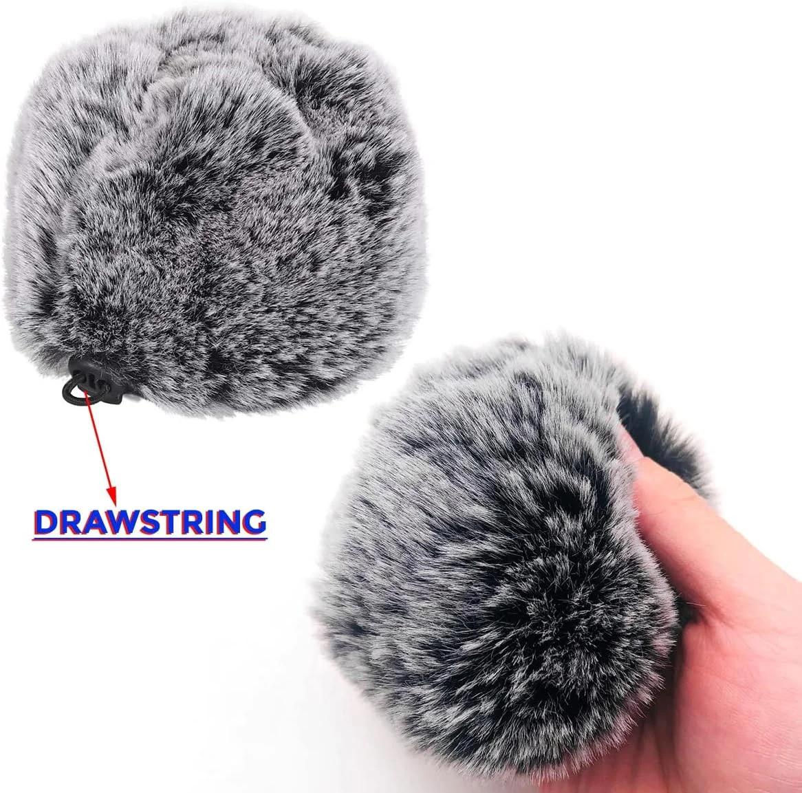 پوشش خز بادگیر میکروفون وارداتی NEXT GEEK، فیلتر پاپ سازگار با Blue Yeti و Blue Yeti Pro DeadCat، بسته 1 عددی