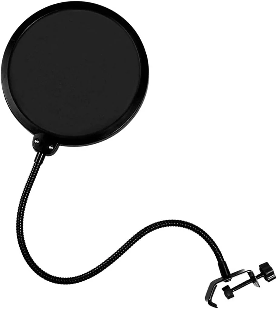 فیلتر پاپ میکروفون، محافظ سپر صوتی دو لایه چرخان