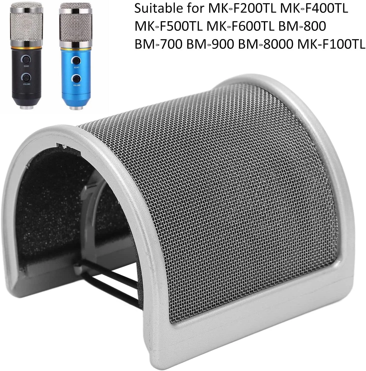 پاپ فیلتر، روکش میکروفون برای MK F200TL MK F400TL MK F500TL MK F600TL BM 800 BM 700 BM 900 BM 8000 MK F100TL، ماسک محافظ میکروفون دستی، میکروفون و لوازم جانبی ضبط صدا