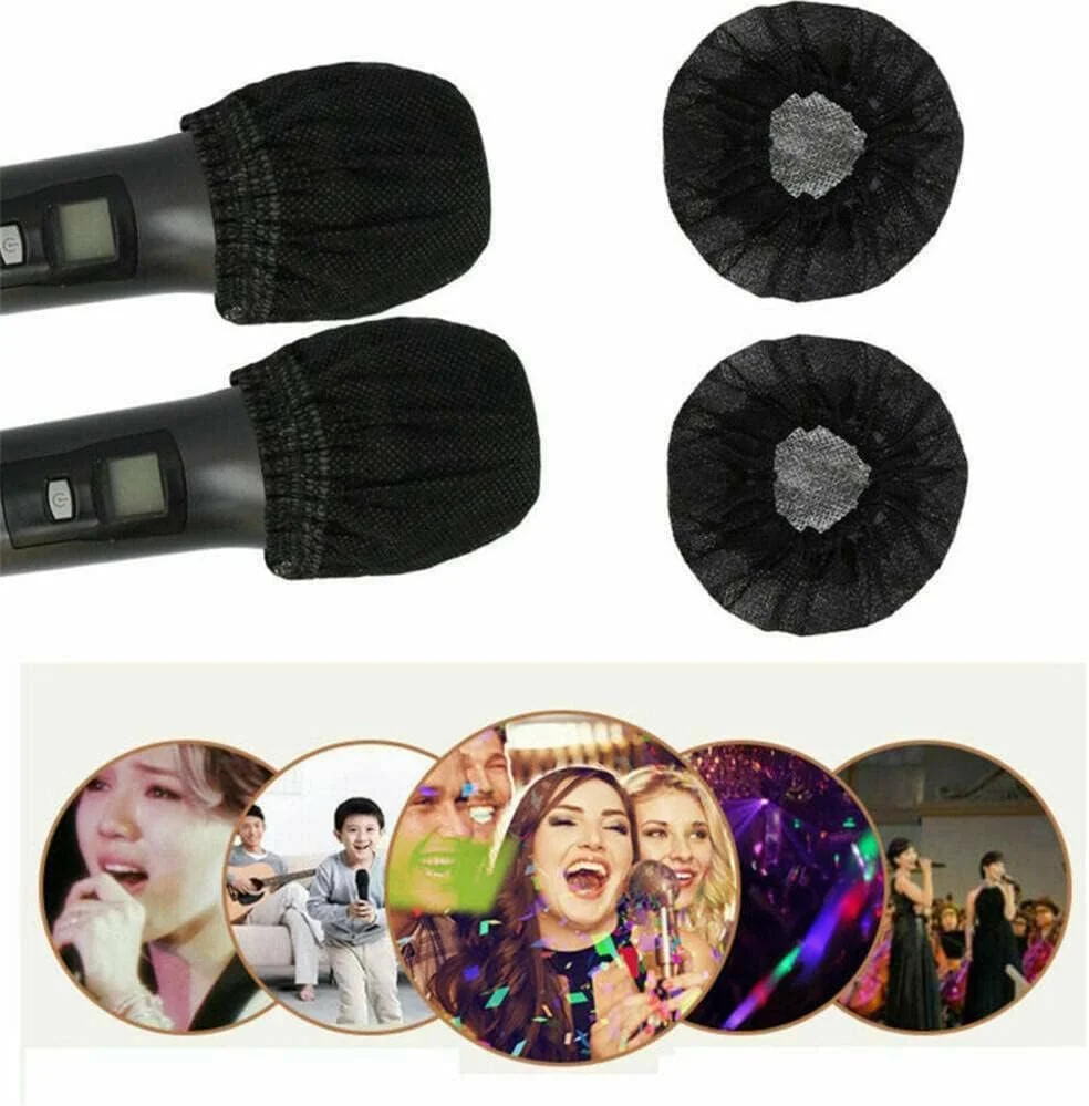 100 عدد روکش فوم بهداشتی میکروفون، لوازم جانبی یکبار مصرف حذف کننده بو