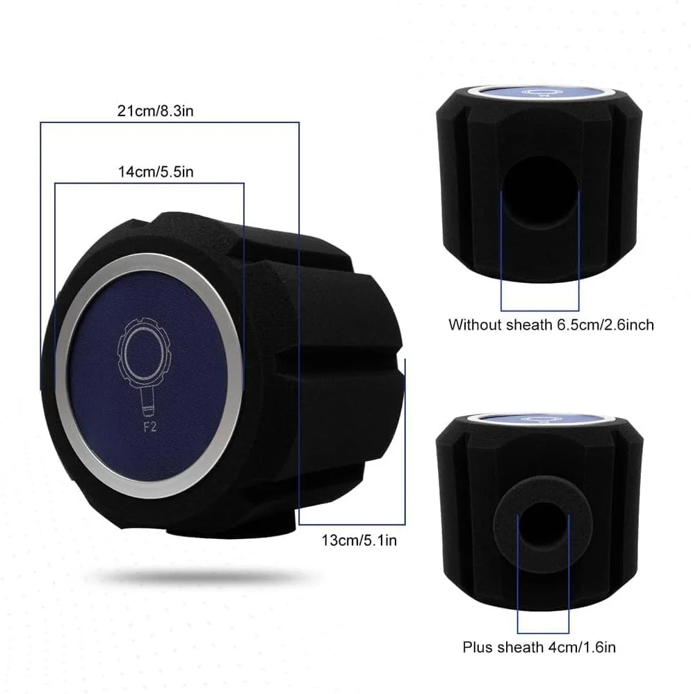 محافظ کروی ایزولاسیون میکروفون - آکوستیک برای استودیوهای ضبط - حذف نویز حرفه ای میکروفون با فیلتر پاپ و فوم جذب صدای با چگالی بالا - پوشش فوم ضد صدا کاهش دهنده بازتاب محافظ کروی ایزولاسیون میکروفون - آکوستیک برای استودیوهای ضبط - حذف نویز حرفه ای میکروفون با فیلتر پاپ و فوم جذب صدای با چگالی بالا - پوشش فوم ضد صدا کاهش دهنده بازتاب