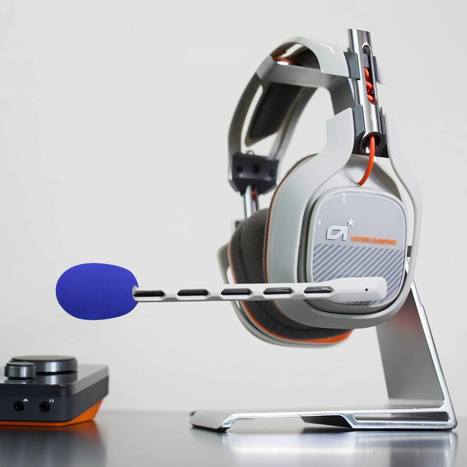 فیلتر پاپ جایگزین LEFXMOPHY A50 برای میکروفون هدست گیمینگ Astro A20 A30 A40 A50 A40TR، روکش فوم میکروفون ضد باد آبی، بسته 3 عددی