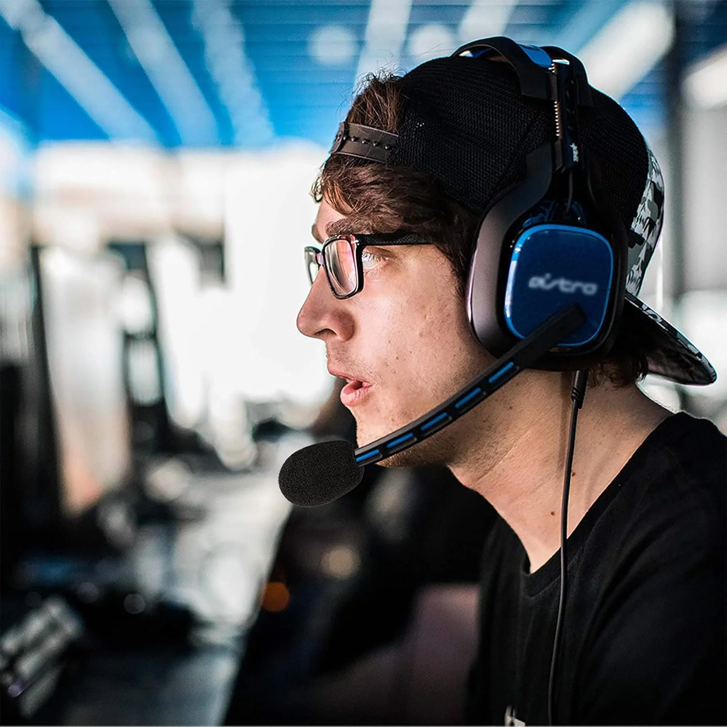 فیلتر پاپ جایگزین LEFXMOPHY A40 TR برای میکروفون هدست بازی Astro A30 A40 A50 A40TR، روکش فوم بادگیر میکروفون، بسته 3 عددی