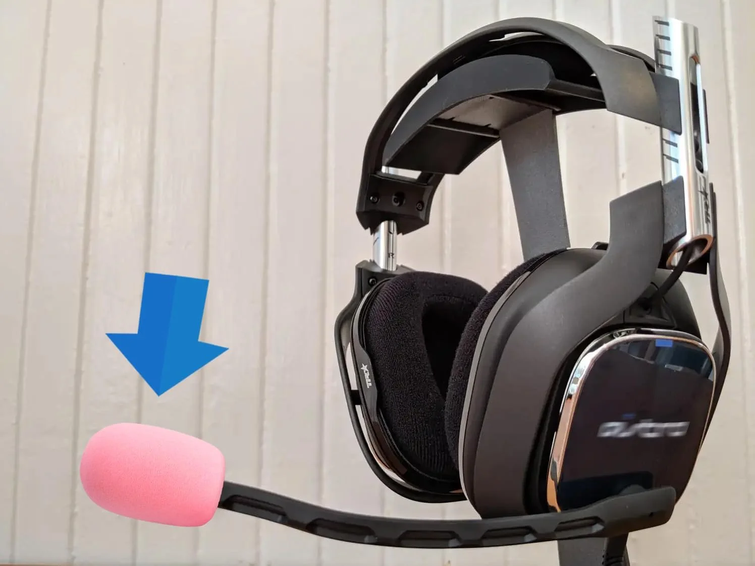 فیلتر پاپ جایگزین LEFXMOPHY A30 برای میکروفون هدست بازی Astro A20 A30 A40 A50 A40TR، روکش میکروفون فوم ضد باد، بسته 3 عددی، روکش میکروفون صورتی